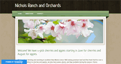 Desktop Screenshot of nicholsranchorchard.com